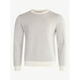 thumbnail image 6 of Free Assembly Men's Cozy Yarn Nordic Stitch Sweater with Long Sleeves, Size XS-3XL, 6 of 6