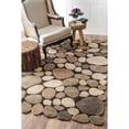 thumbnail image 2 of Nuloom 3' 6 x 5' 6 Hand Tufted Pebbles Rug in Natural, 2 of 3