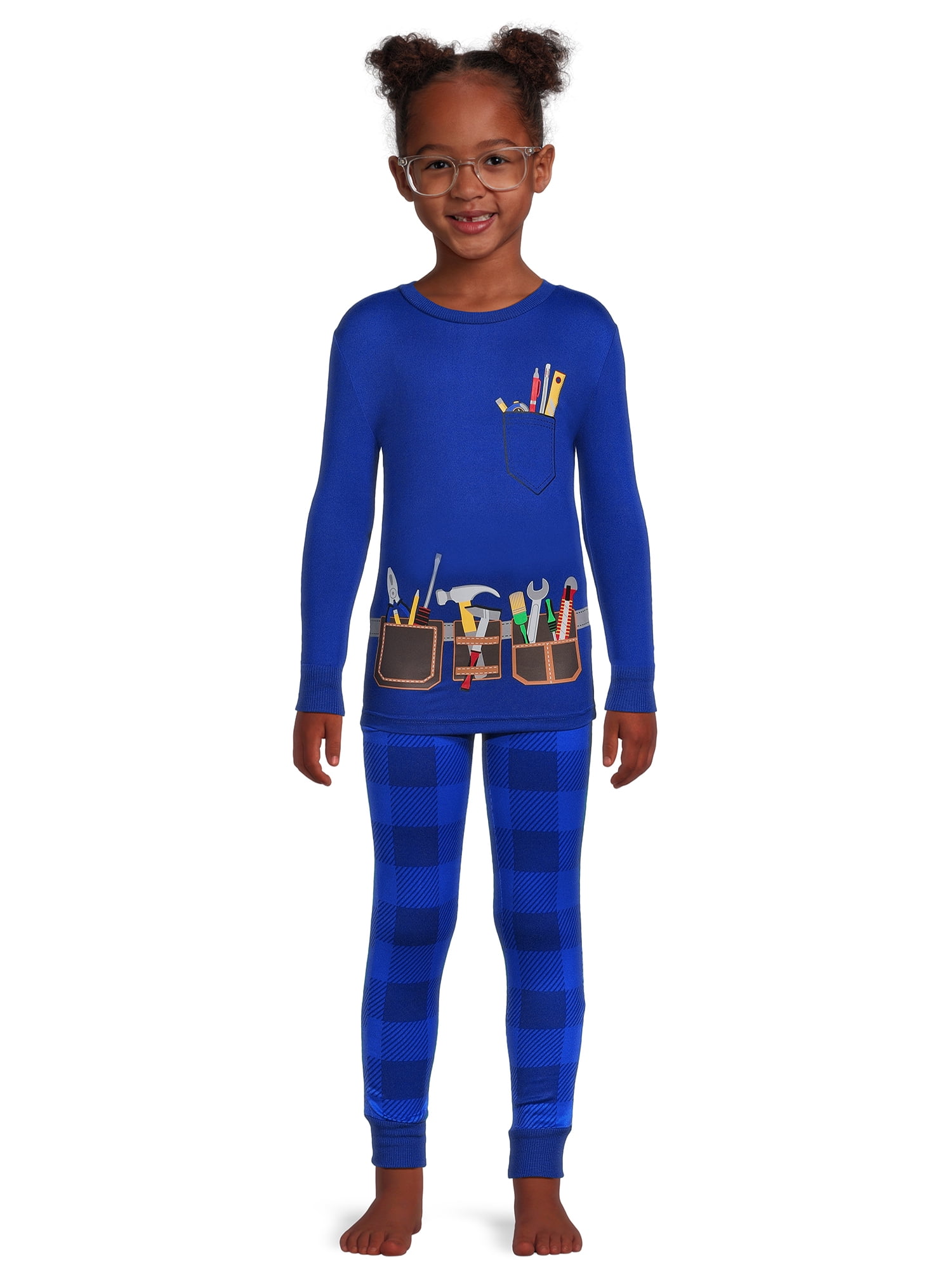 Dream Big Peace Out Boys and Girls Occupation Pajama Sleep Set, 2-Piece, Sizes 4-8