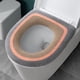 thumbnail image 1 of Funda de cojín para asiento de inodoro de 3 colores | Suave y cálida, ajuste universal para inodoros redondos y alargados | Accesorio de baño higiénico lavable a máquina, 1 of 1