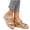 B, variant on Womens Platform Wedge Sandals Espadrille Slip On Heeled Slides Open Toe Two Band Summer Beach Vacation Sandal Black Size 6