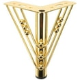 thumbnail image 1 of Golden Iron Furniture Legs for DIY Modern Metal Sofa Leg Upgrade Bench Table Support, 1 of 9