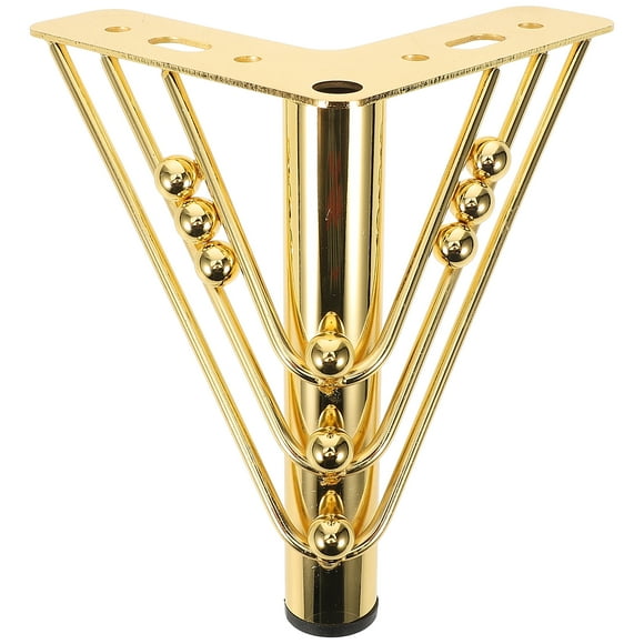 Golden Iron Furniture Legs for DIY Modern Metal Sofa Leg Upgrade Bench Table Support