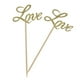 thumbnail image 4 of 20 piezas de papel brillante dorado Cake Cupcake Toppers Palillos de Decoración, 4 of 9
