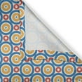 thumbnail image 5 of Ambesonne Retro Grommet Curtain, Big Small Circles and Dots, 50" x 120", Marigold Scarlet Blue, 5 of 6