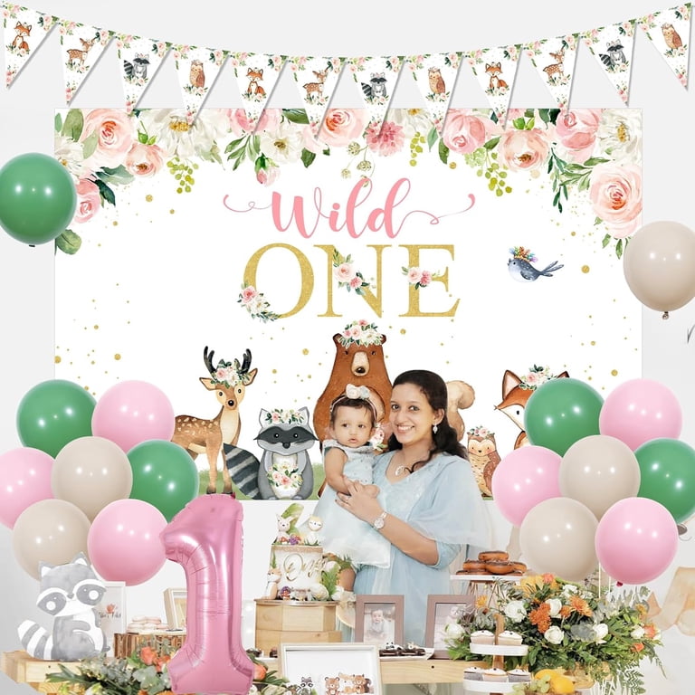 How to Plan a Woodland Themed 1st Birthday Party - First Thyme Mom
