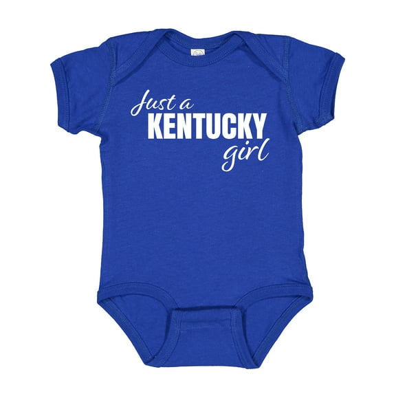 Inktastic Just a Kentucky Girl Born and Raised Gift Baby Girl Bodysuit