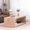 Antique Natural / Light Natural, variant on FunMay Rustic Beaded Edge Rectangular Coffee Table, Antique Natural / Light