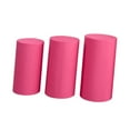 thumbnail image 2 of balikha 3x Cylinder Dessert Pedestal Covers Cylinder Plinth Covers Party Supplies Pedestal Stand Cover for Wedding Props Rose, 2 of 9
