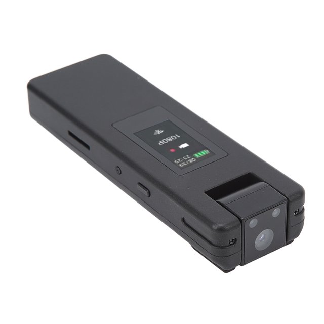 Cámara montada en el cuerpo WiFi mini grabadora de vídeo clip trasero desmontable pantalla HD de 1080P de 13 pulgadas con dos luces de relleno para montar ANGGREK Otros