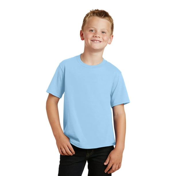 Port & Company &174; T-Shirt Favori des Fans de Jeunes. Pc450y XS Light Blue