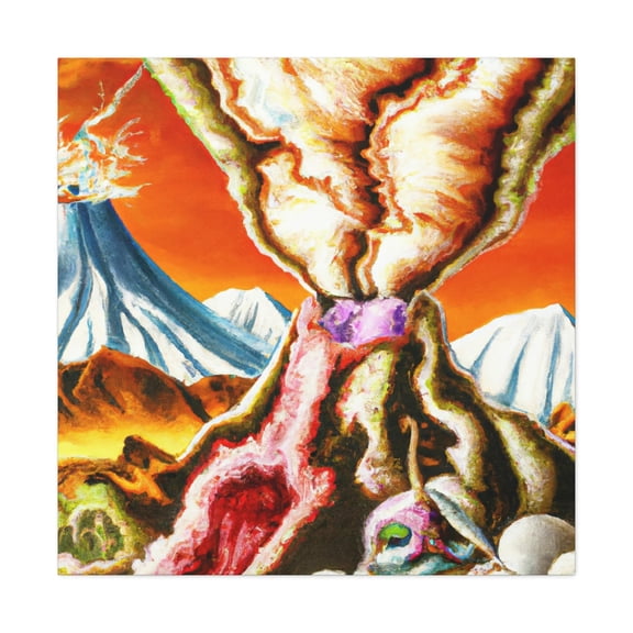 Volcano of Imagination - Canvas