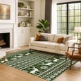 thumbnail image 7 of Addison Rugs Mayfield Premium Machine Washable Transitional Holiday Cactus Rectangle Rug, 8' x 10', 7 of 7