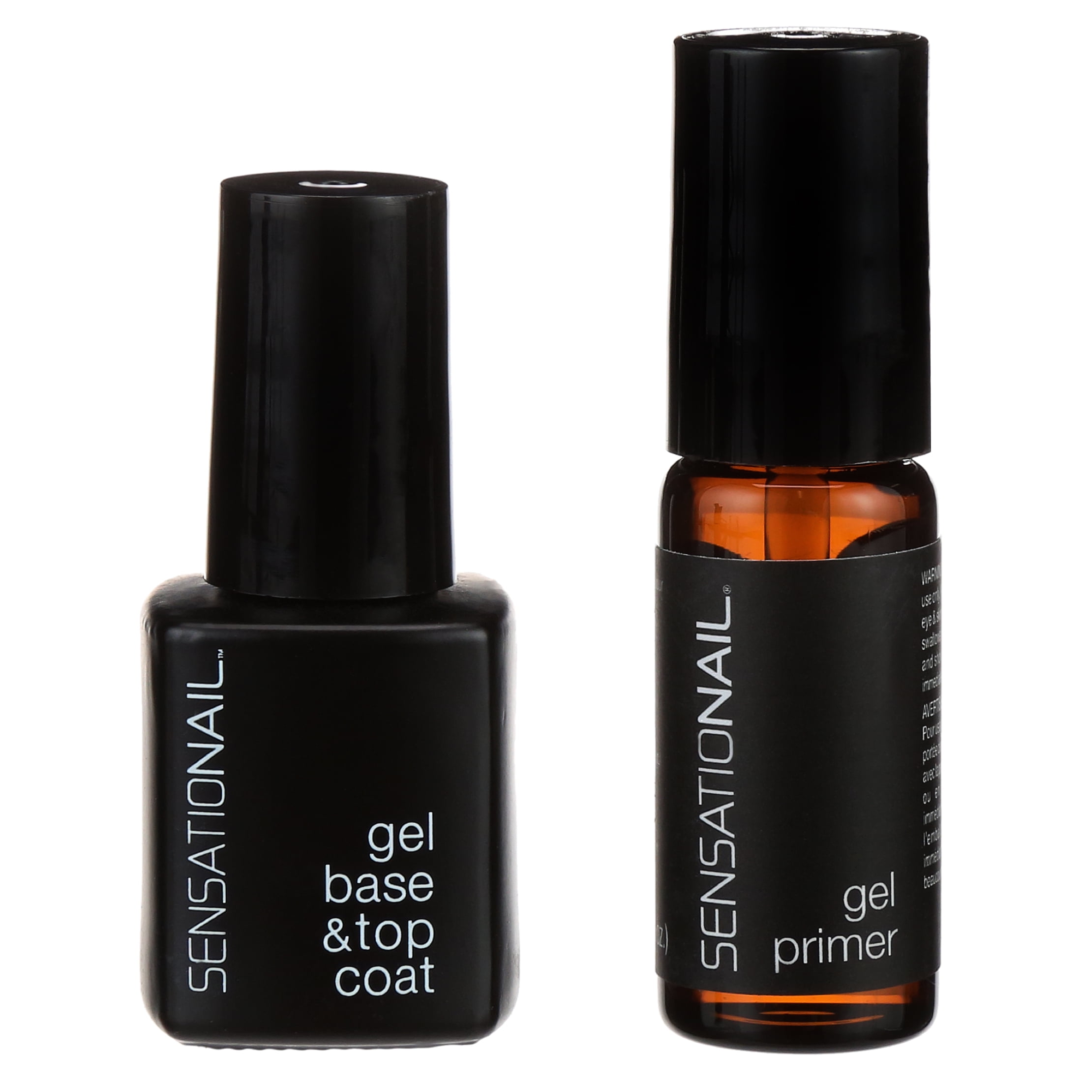 web Welvarend bolvormig SensatioNail Gel Primer, Base & Top Coat (Clear), 0.12 & 0.25 fl oz -  Walmart.com