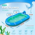 thumbnail image 2 of Inflatable Splash Pad Water Sprinkler Pool for Kids Toddlers Outdoor Play ,3-in-1 Upgraded Outside Water Toys, Play Mat for 2 -12 Year Old Girls Boys, 2 of 7