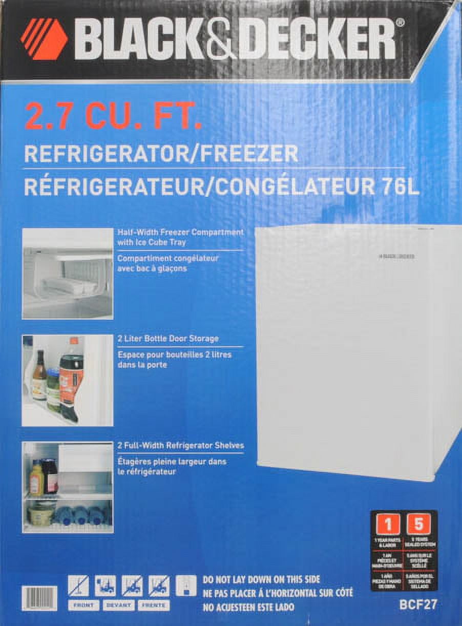 Black & Decker 2.7 CU FT Refrigerator with Freezer - CorpCom Exhibits &  Events