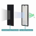 thumbnail image 3 of 1 NEA-F1 True HEPA Filtros de Repuesto + 4 CarbóN Activado NEA-C1, para NEA120 & Smart WiFi CAF-W36USW, 3 of 5