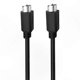 thumbnail image 1 of Copper Core Mini DIN 6-Pin Male to Male Extension Cable, 1.8M Straight Connector Cord, 1 of 4