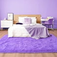 thumbnail image 3 of GFDYREE Soft Shag Rugs Living Room Carpet, 5.3 x 7.5 Feets, Purple, 3 of 7