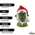 thumbnail image 3 of Masque en Latex Santa Vert, 3 of 5