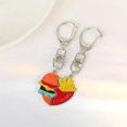 thumbnail image 3 of LLavero de pareja BFF de Hamburgo para mujeres y hombres, colgante en forma de corazón con letras de dibujos animados, mochila de moda, accesorios de joyería, regalo lindo, 3 of 4