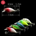 thumbnail image 2 of 5 Pcs Leurres de Pêche Types de Vairon Achigan Hameçons Appâts Crankbait, 2 of 8
