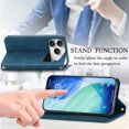 thumbnail image 6 of Allytechgroup Flip Wallet Phone Case for iPhone 17 Pro Max with Credit Card Slot, RFID Blocking PU Leather with Stand Shockproof and Anti-Scratch Protective Back Cover for iPhone 17 Pro Max, Blue, 6 of 6