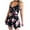 Black, variant on Fesfesfes Jumpsuit for Women Bandage Backless V-Neck Sleeveless Casual Printing Short Jumpsuit