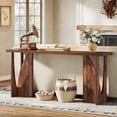 thumbnail image 3 of 70.9'' Narrow Sofa Table Behind The Couch, Farmhouse Extra Long Console Table, 3 of 7