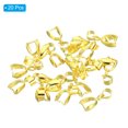 thumbnail image 3 of Unique Bargains Pendant Bail Clips, 20Pcs 6x17mm Metal Pendant Connector Clasp Buckle Gold Tone, 3 of 5