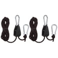 thumbnail image 1 of Unique Bargains 2 pieces 1/8' (4mm) Adjustable Ratchet Rope Hanger 8.2ft (2.5meter) Tie Down Strap, 1 of 5