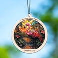 thumbnail image 6 of Flamingo Stained Glass Suncatcher Ornament – Text Christmas 2025 Tree Decoration Gift for Family, Friends, Man & Woman, 6 of 6