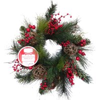 Decorated Berry Christmas Wreath