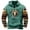 58 Green, variant on Vintage Hoodies for Men Aztec Ethnic Western Cowboy Hoodie Long Sleeve Lightweight Warrm Fall Winter Sweat Shirts