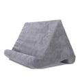 thumbnail image 1 of Xnyocn Support de Tablette Multifonction en Éponge, Supports d'Oreiller pour IPad Samsung Huawei Tab, Support de Lecture, Support de Lit, Support de Livre, Gris, 1 of 8