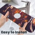 thumbnail image 6 of Sikiie Beautiful Dreamcatcher1 Splash Guard for Sink Faucet-1 PC Super Absorbent Fast Drying Mat Sink Gadgets-Splash Guard for Kitchen, Sink Mat, 6 of 7