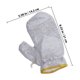 thumbnail image 2 of Homoyoyo 1Par Guantes De Limpieza Para Cocina Plateados Con Fibra De Bambú Y Protección Contra Calor, 2 of 5