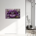 thumbnail image 5 of ZHONGYUTONG Lip Canvas Wall Art Purple Lips with Butterfly Pictures Painting Poster Artwork for Home Decor Framed (20.00" x 30.00"), 5 of 5