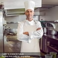 thumbnail image 4 of Jubatus Paquete de 2 Delantales 100% Algodón con 2 Bolsillos Cocina Chef Cocina Delantal con Babero Ajustable para Mujeres Hombres Beige, 4 of 5