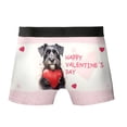 thumbnail image 2 of Happy Valentine's Day Schnauzer Brings Love Heart All Over Print Boxer Briefs Underwear for Men Dad Miniature Schnauzer Dog Lover - 02028, 2 of 6