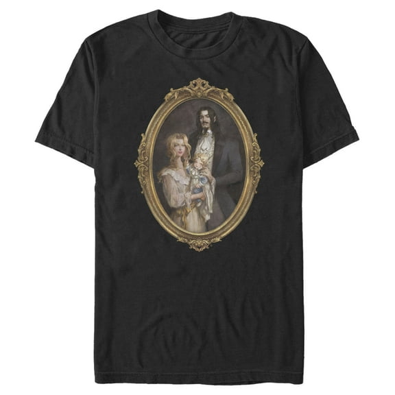 Men's Castlevania Framed Family Portrait  Graphic Tee Black Small
