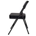 thumbnail image 4 of Hampden Furnishings Bernadine Collection Deluxe Vinyl Padded Folding Chair, Black, Pack of 2, 4 of 4