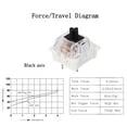 10/110PCS for Outemu RGB Gaming Switches Linear Tactile Switch3Pin