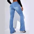 thumbnail image 3 of Flare Jeans for Women Women's Bootcut Bell Bottom Jeans High Waisted Stretch Slimming Bell Bottoms Jeans, 3 of 8