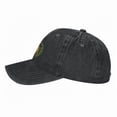 thumbnail image 4 of Lispipm Embroidery Baseball Cap for Women Men Vintage Adjustable Dad Hats Washed Cotton Plain Sun Hat for Daily Wear Black, 4 of 6