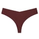 thumbnail image 3 of Ropa Interior Elástica Gibobby para Mujer Ropa interior grande transpirable en forma T sin seda hielo talle bajo Morado XL, 3 of 5