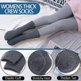 thumbnail image 4 of 4 Pairs Womens Fuzzy Socks Size 6-10 Fleece Fluffy Cabin Plush Warm Sleep Soft Cozy Winter Adult Socks, 4 of 6