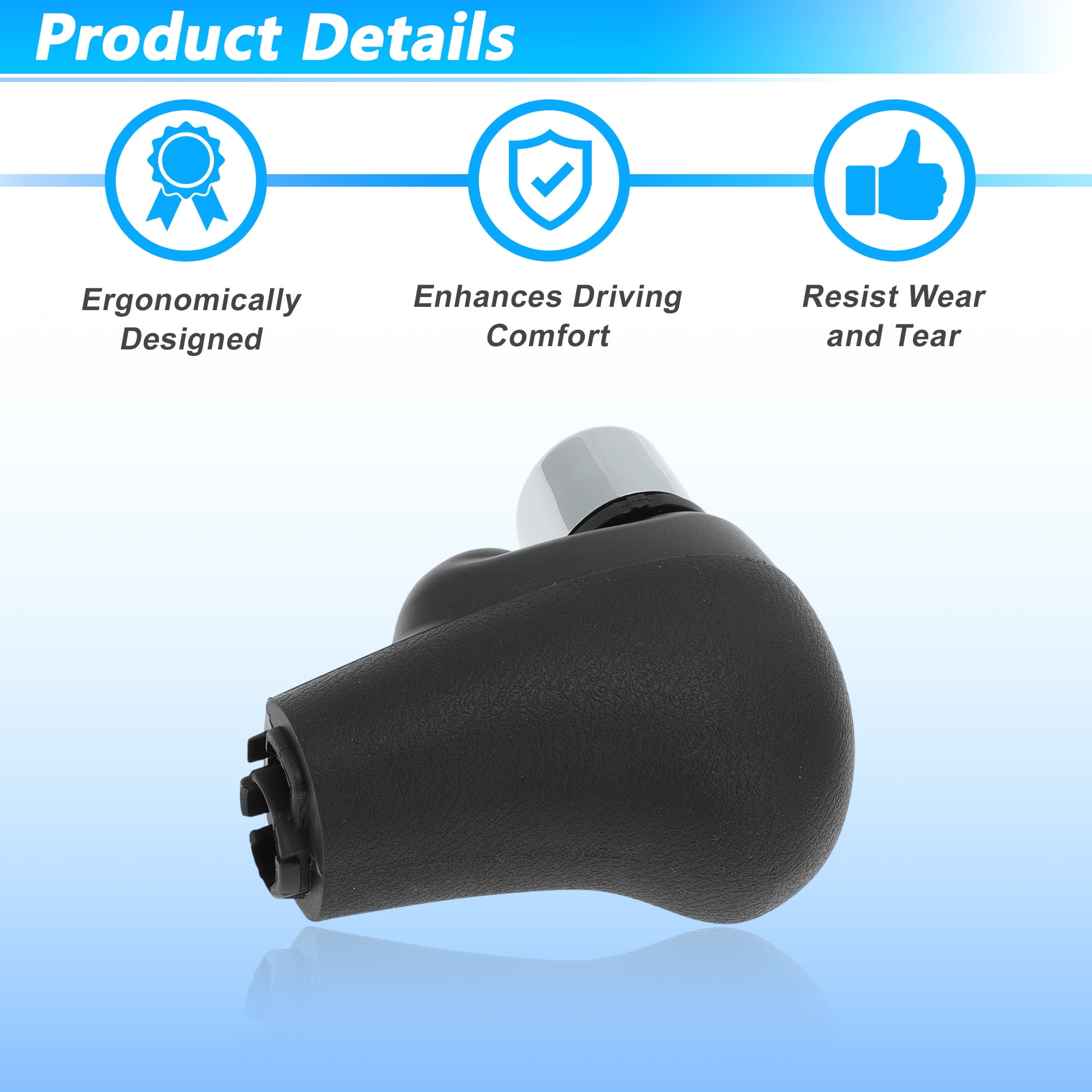 Unique Bargains Automatic Shift Lever Handle Gear Shifter Shift Knob Handle for Honda CR-V 2007-2011 No.54130SWAA83ZA Shift Gear Lever Knob Gearstick Gaiter Boot Cover
