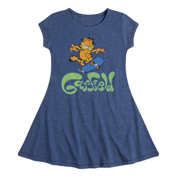 Garfield - Garfield Skater Logo - Toddler & Youth Girls Fit & Flare Dress
