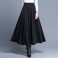 thumbnail image 2 of Women's Casual Dress Fashion Swing Skirt High Waist Business A Line Ladies Large Flowy Comfortable Elegant Summer Wear Womens Casual Trendy Midi Dresses, 2 of 6